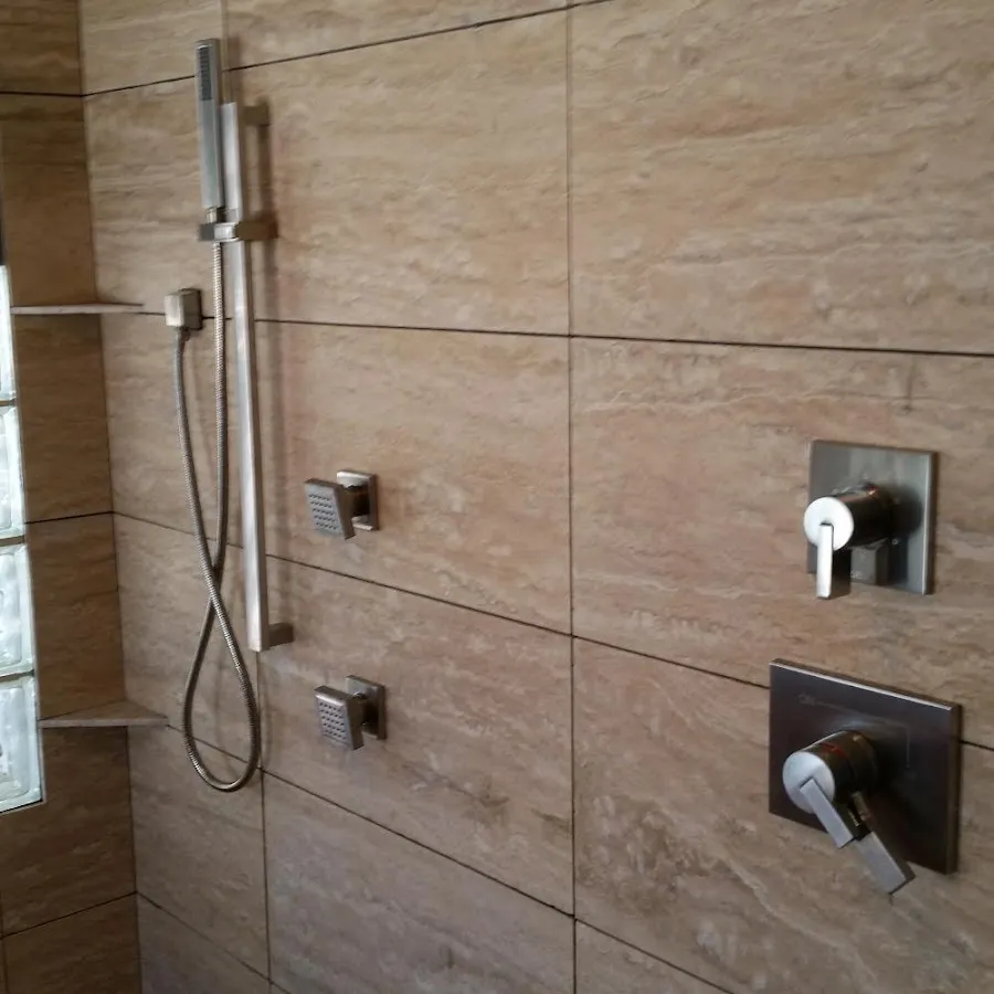 Shower fixture installation for Frozen Pipe Repair in Pinewood